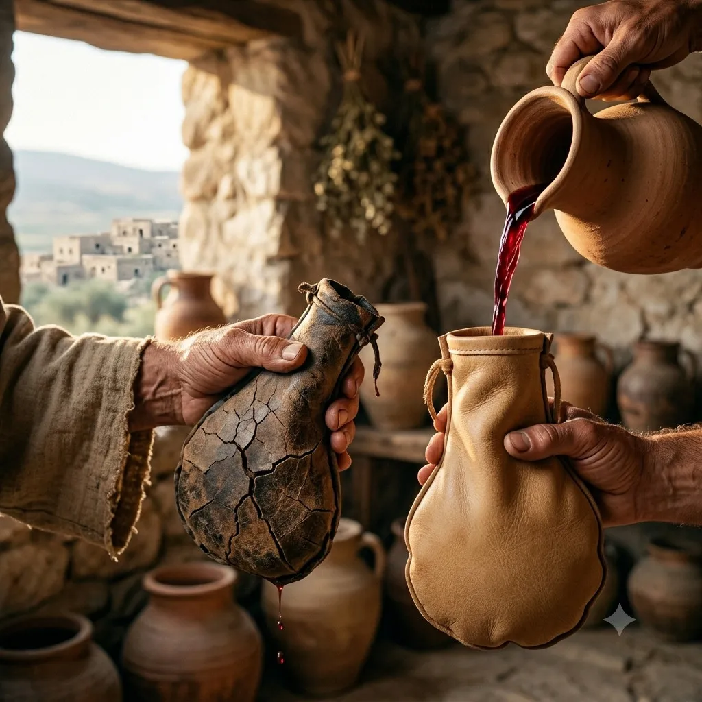 vino nuovo in otri nuovi