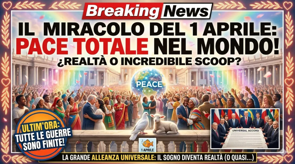 La Grande Alleanza Universale: Il Miracolo della Pace Totale