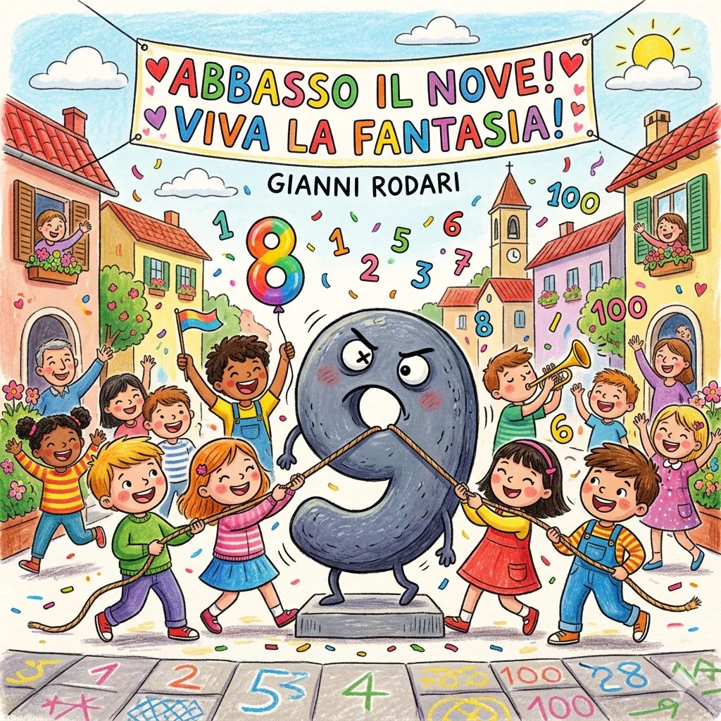 abbasso il nove di Gianni Rodari