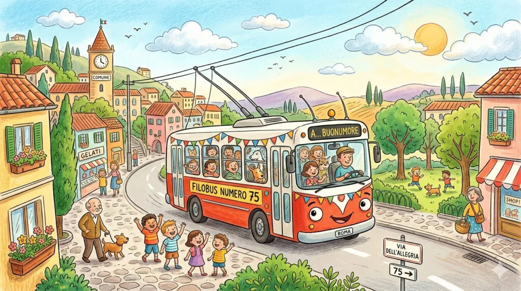 Il filobus numero 75