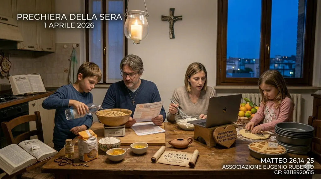 Preghiera della sera 1 aprile 2026