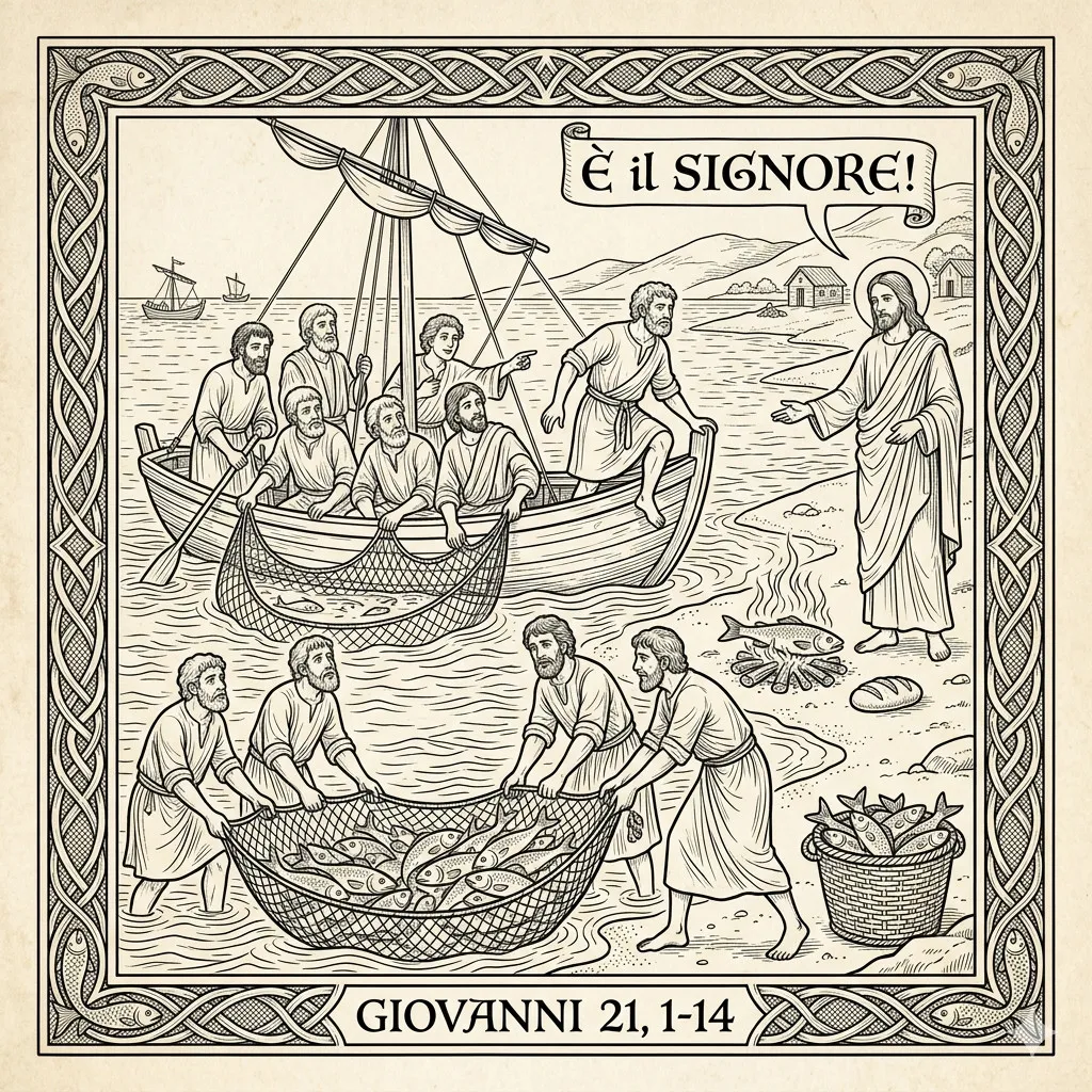 Dal Vangelo secondo Giovanni Gv 21,1-14