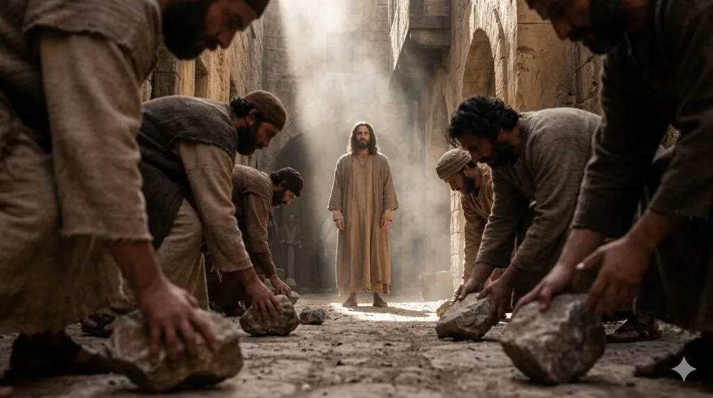 Giudei cercano di lapidare Gesù