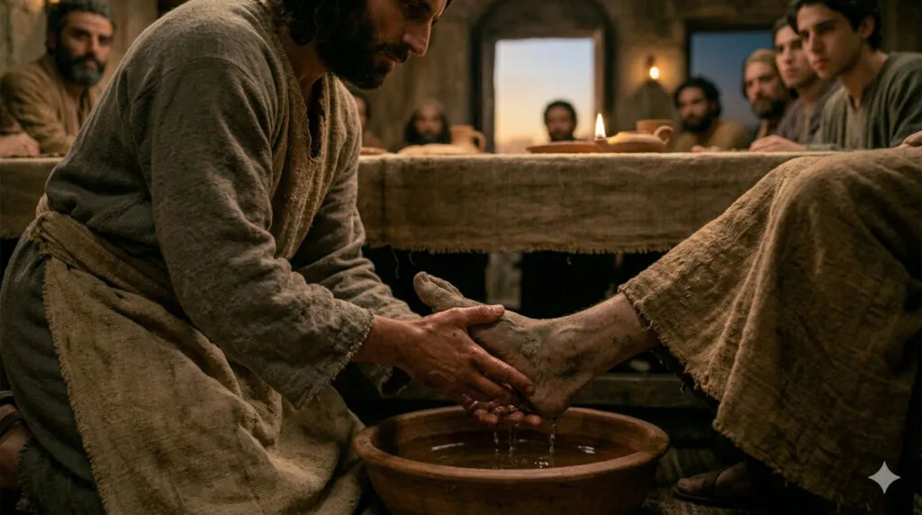 Il Vangelo del giorno 2 aprile 2026 - Gesù lava i piedi 