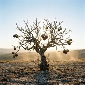 albero di fichi seccato