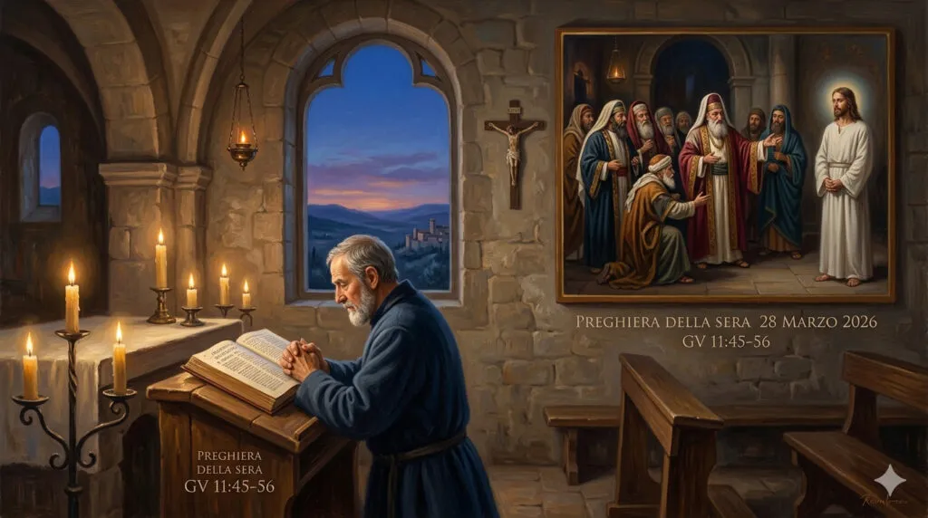 Preghiera della sera 28 marzo 2026