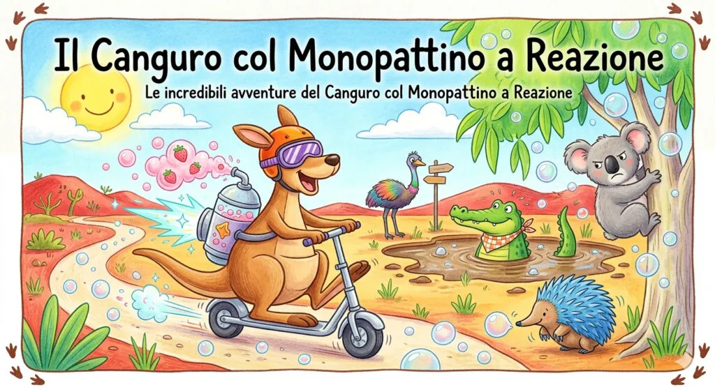 Il Canguro col Monopattino a Reazione