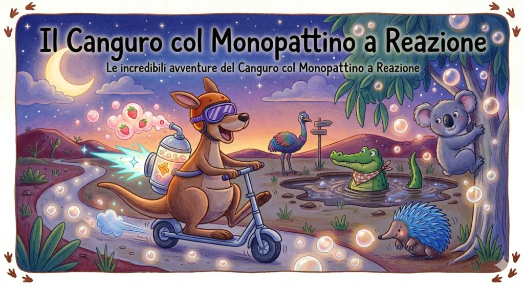Il Canguro col Monopattino a Reazione