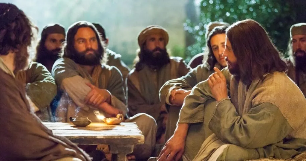 Gesù parla ai discepoli