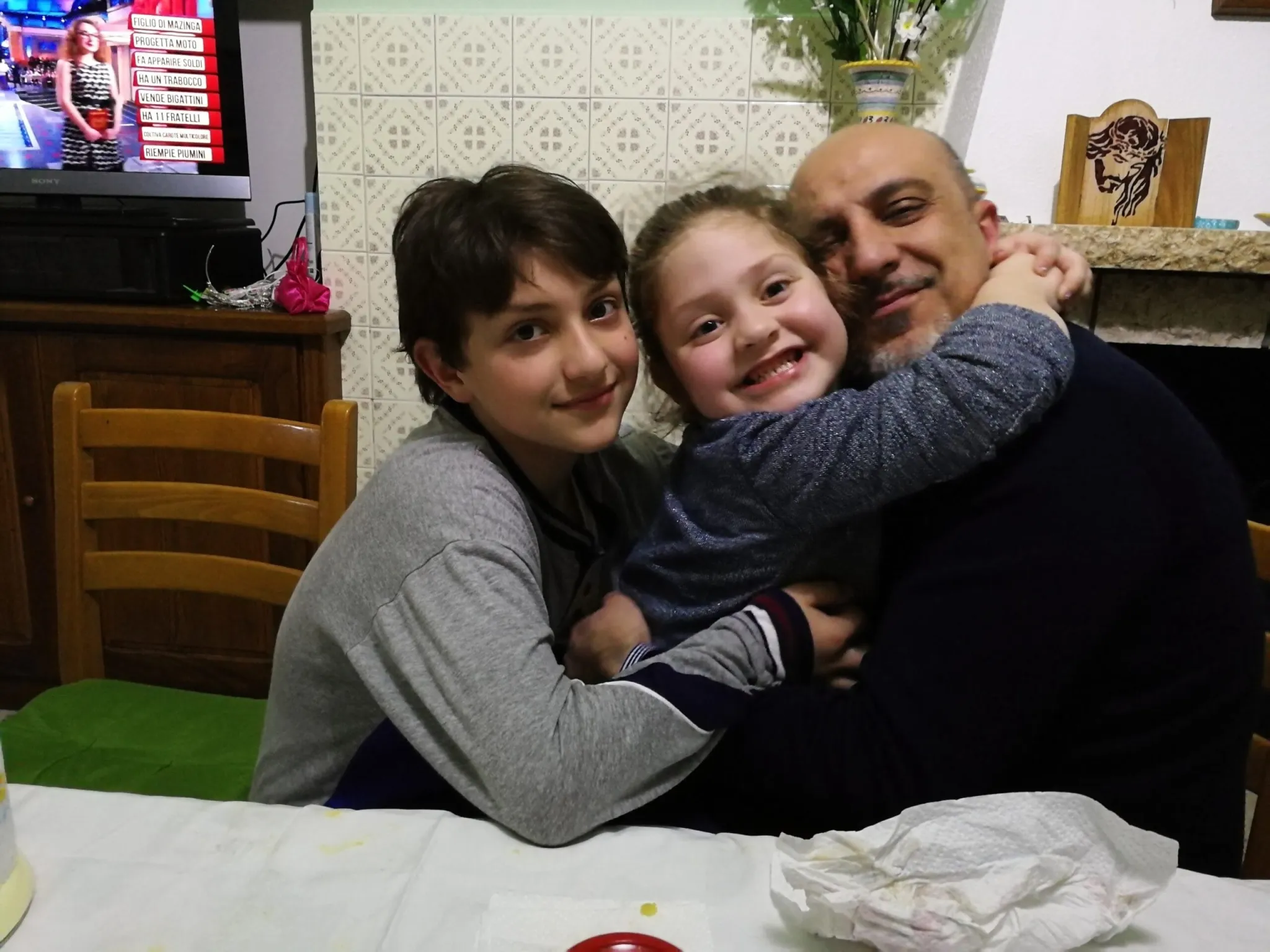 Eugenio, Francesca e Remigio nel 2017