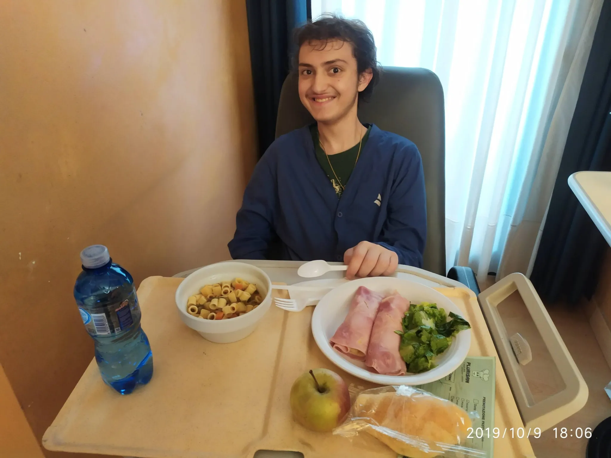 Eugenio sorride alla Neuromed