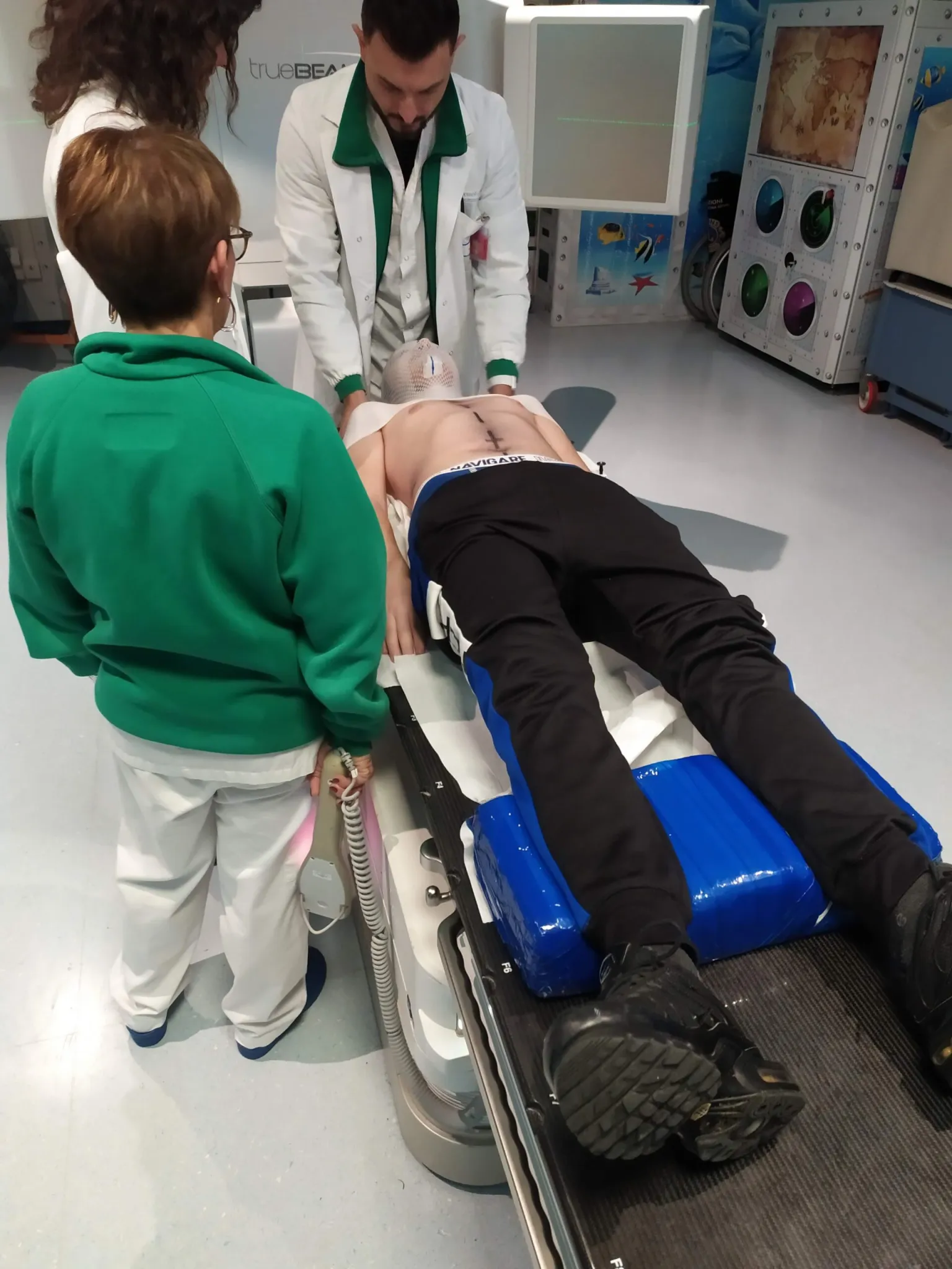 Eugenio in sala acquario