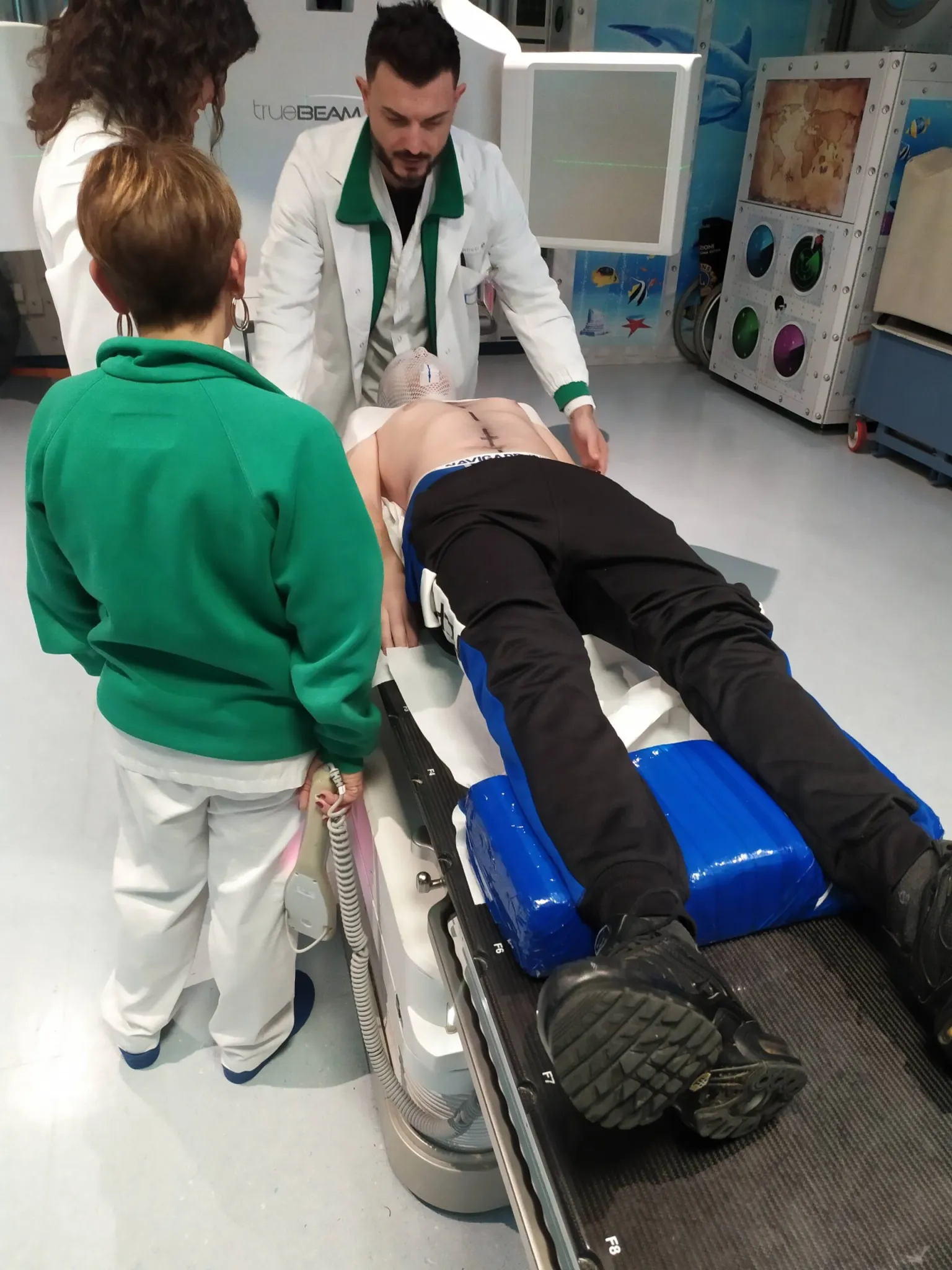 Eugenio in sala acquario