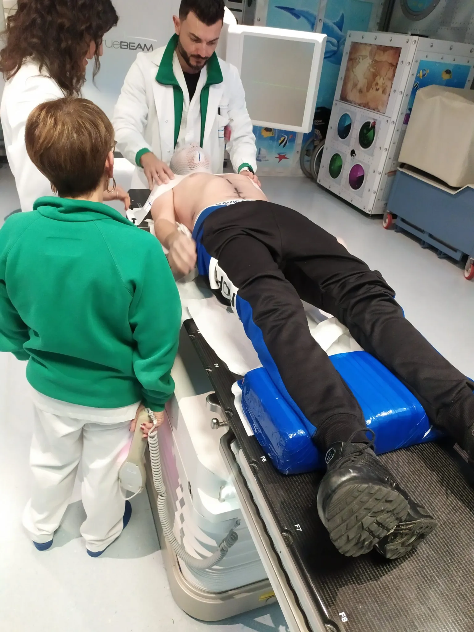 Eugenio in sala acquario