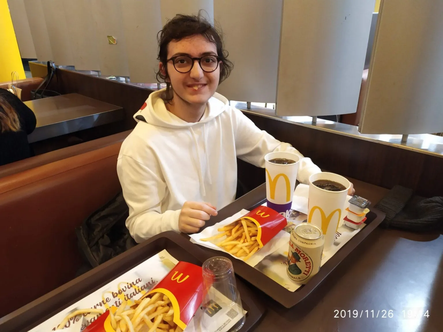 Eugenio al McDonald's