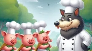 Il lupo e i tre porcellini vegetariani