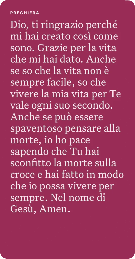 la verità sulla morte