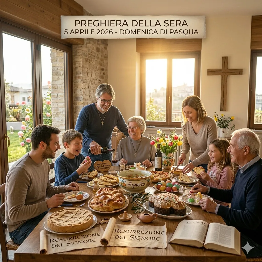 Preghiera della sera 5 aprile 2026