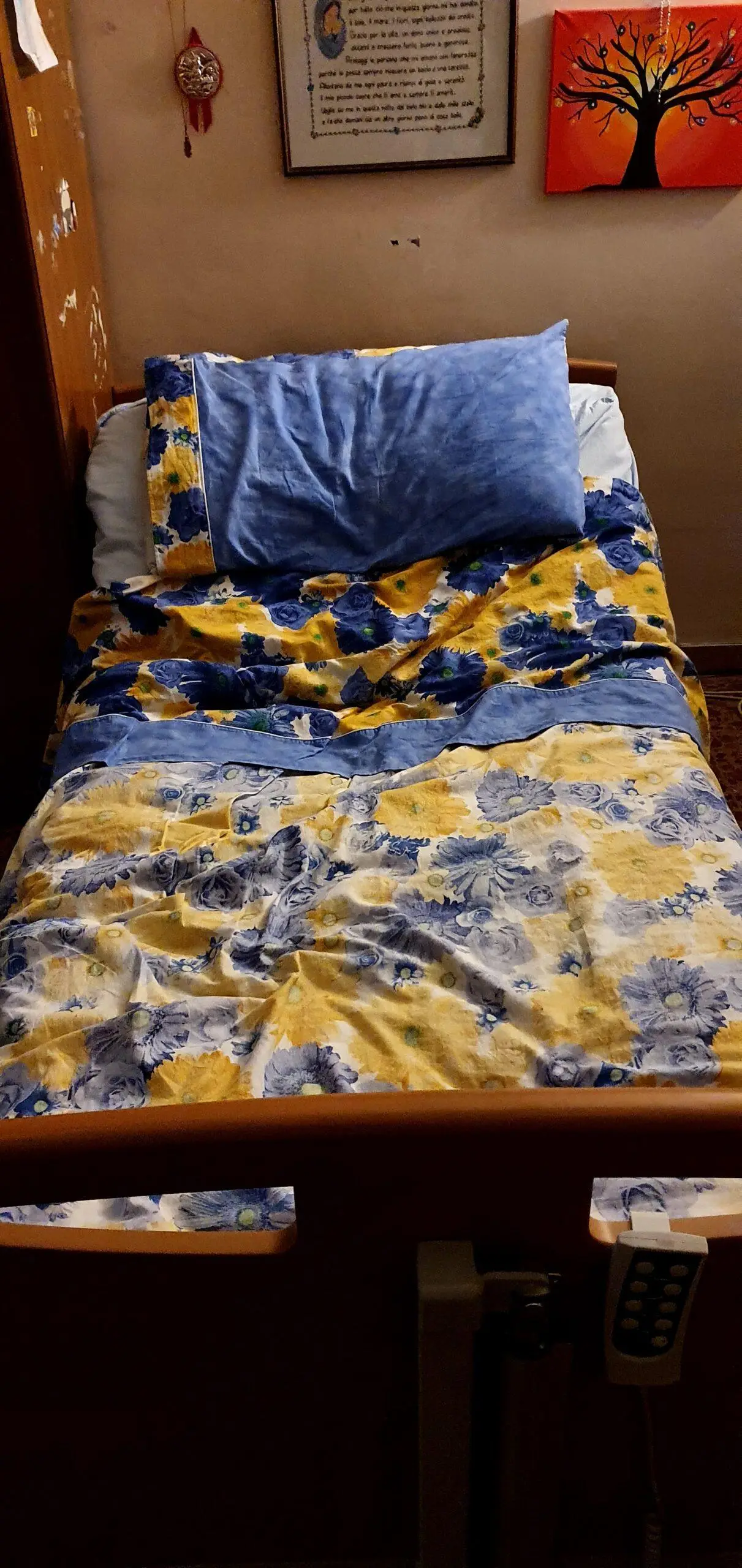 il lettuccio vuoto di Eugenio