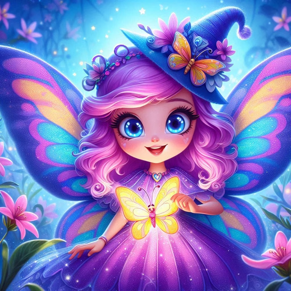 la farfalla dalle ali colorate