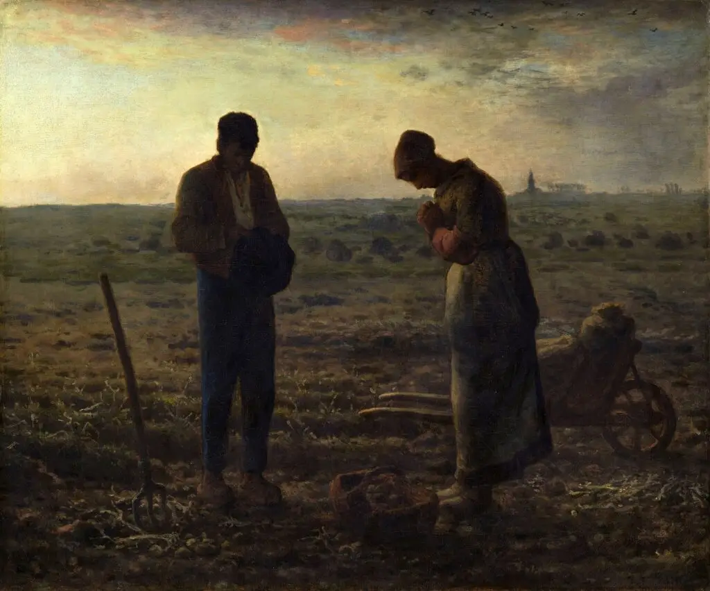 2048px jean franÇois millet el Ángelus (museo de orsay, 1857 1859. Óleo sobre lienzo, 55.5 x 66 cm)