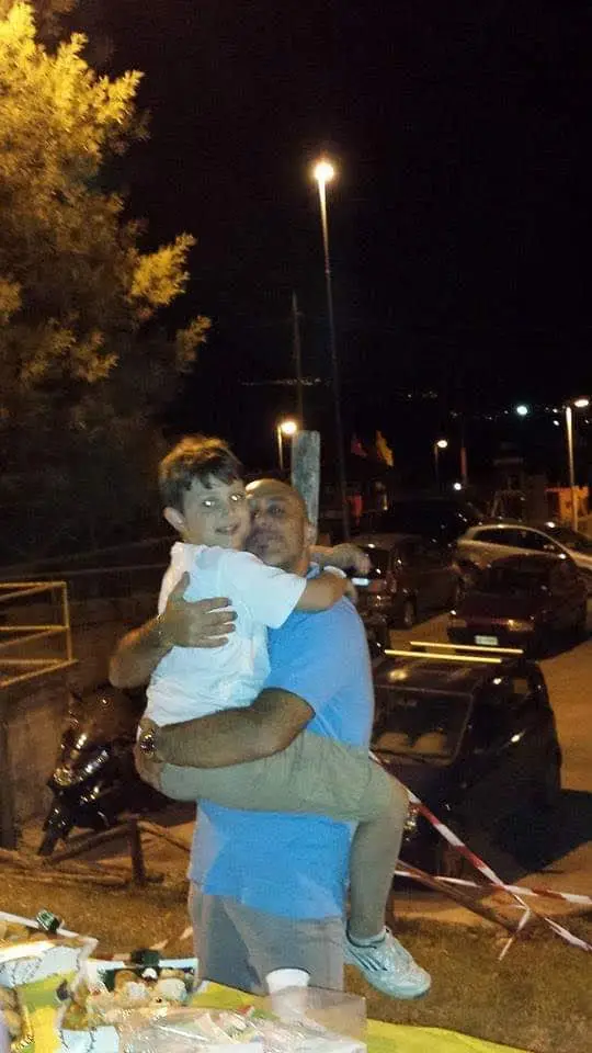 Eugenio e Remigio abbracciati 29/08/14