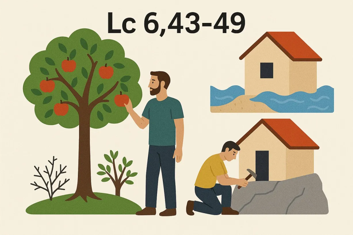 rivisitazione moderna del passo Lc 6,43-49