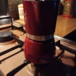 caffettiera rossa