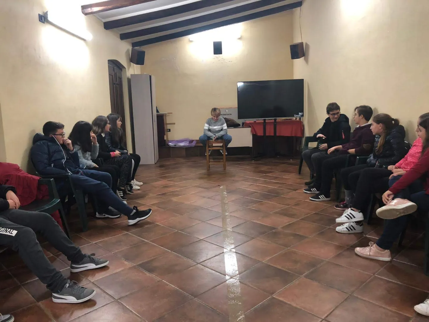 Eugenio in parrocchia