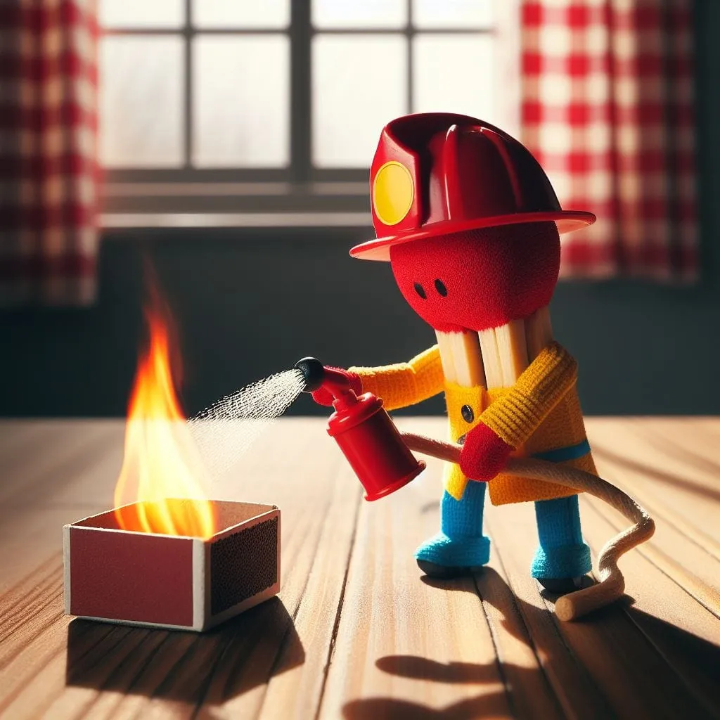 il fiammifero pompiere