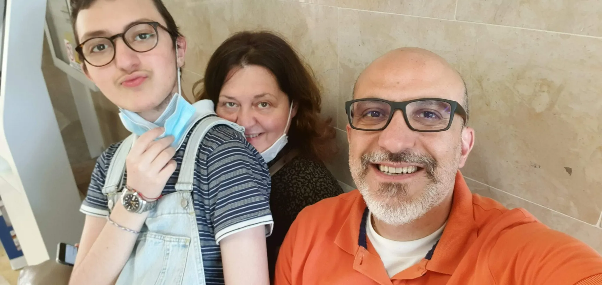 Eugenio, Giuseppina e Remigio a OPBG