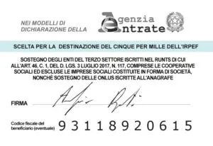 5x1000 Associazione Eugenio Ruberto ODV