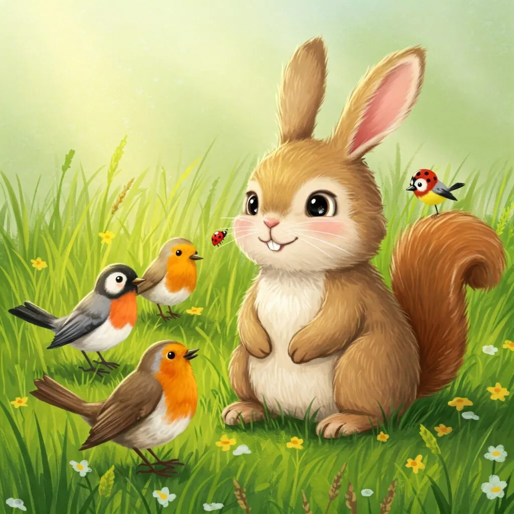 favola dell'amico fifone, coniglietto fifone