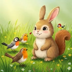 favola dell'amico fifone, coniglietto fifone