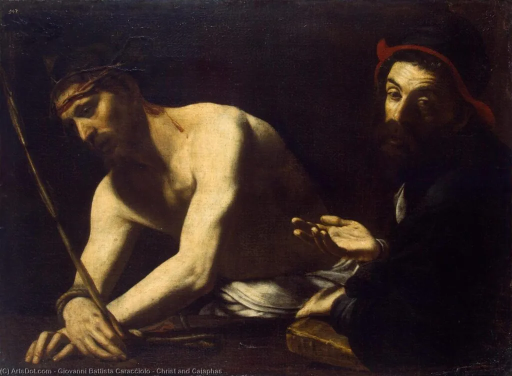 giovanni battista caracciolo christ and caiaphas