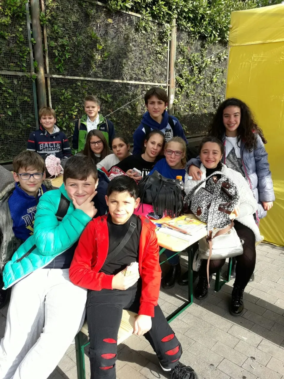 la classe di Eugenio in gita