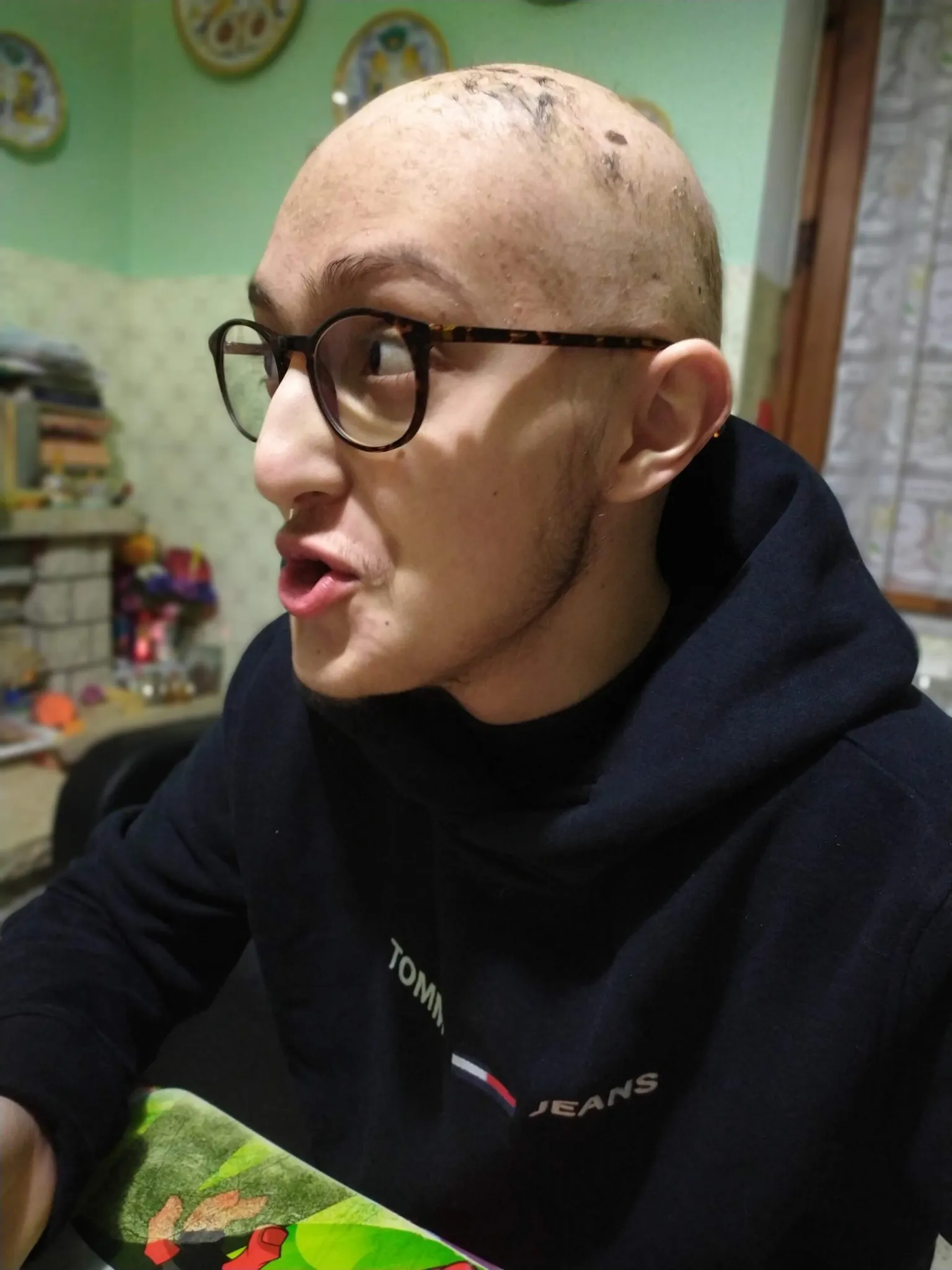 primo piano Eugenio selfie