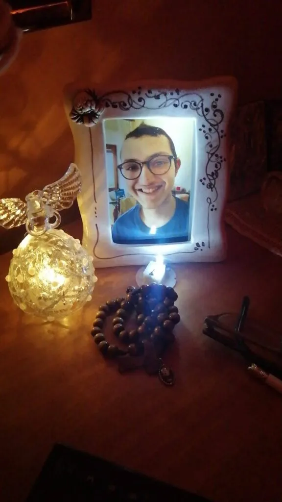 Eugenio a casa di Tiziana Capelli