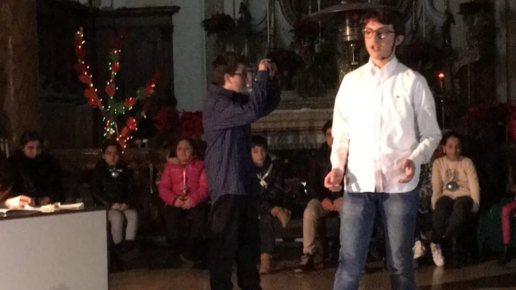 Eugenio impersona Siani