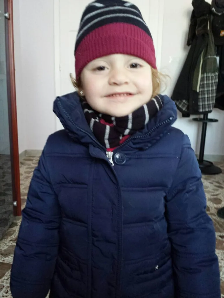 Francesca con la sciarpa