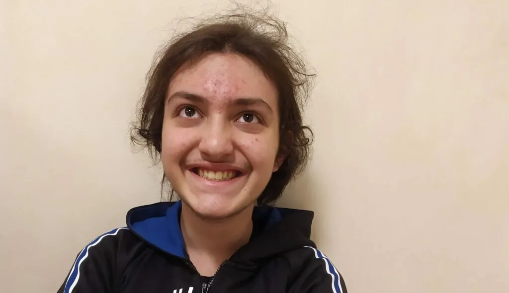 che botta! Eugenio nella saletta del Gemelli