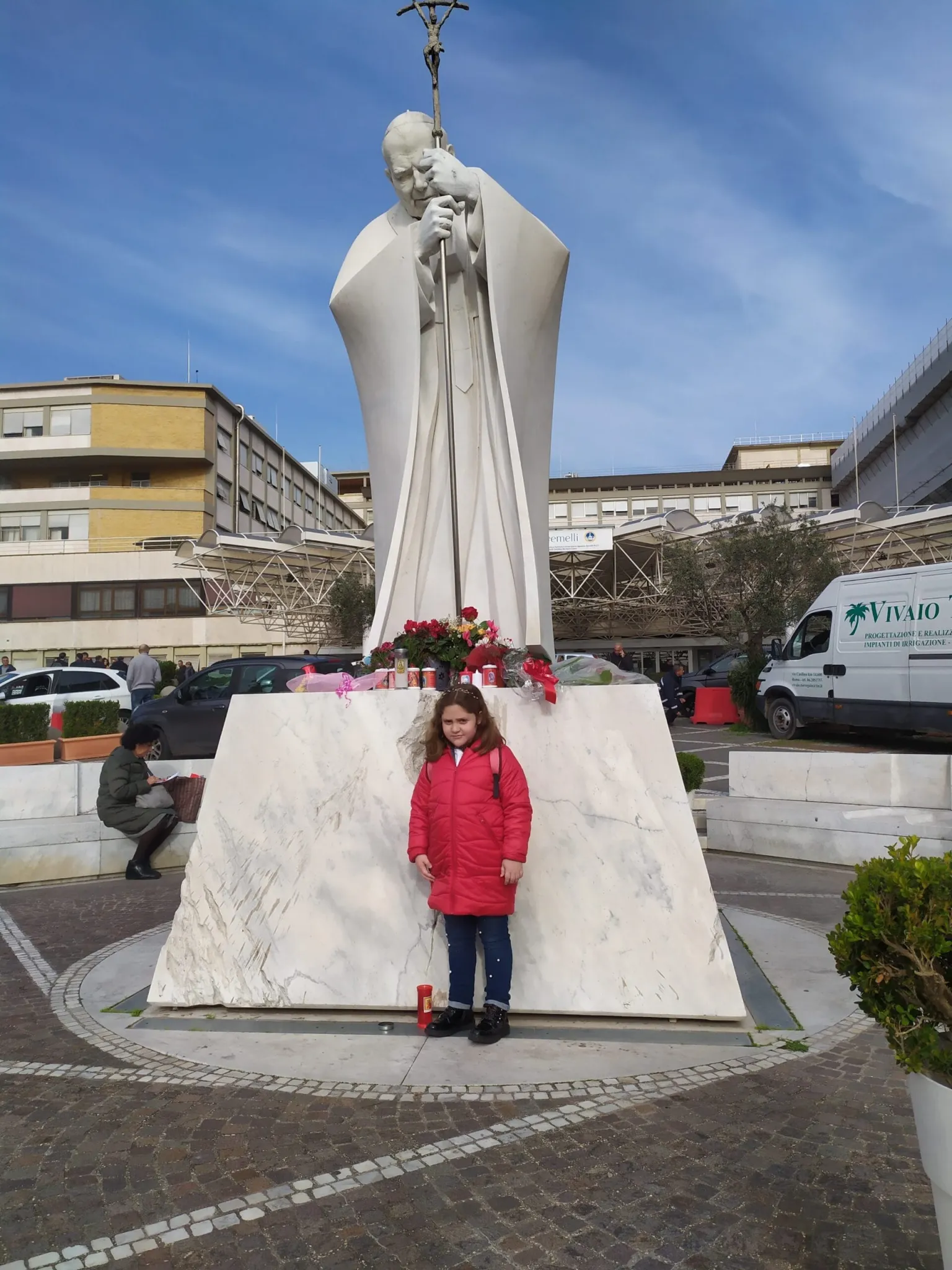 Francesca e San Giovanni Paolo II