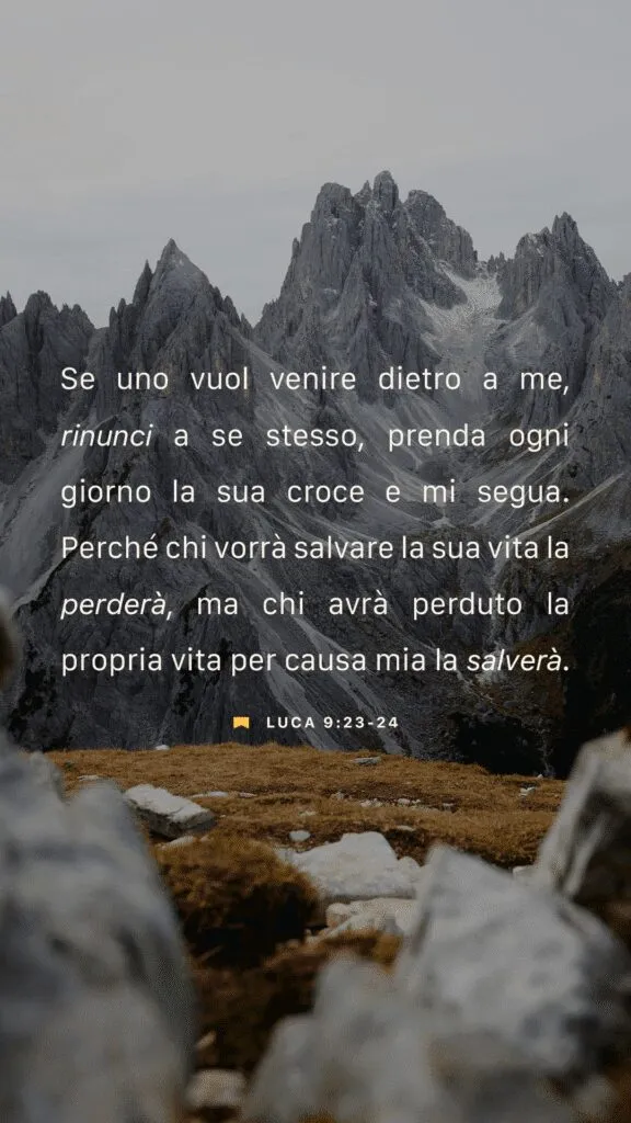 seguire la via di Gesù