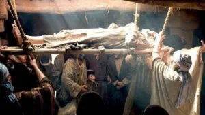 malato viene calato dal tetto