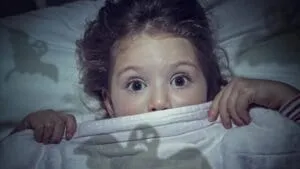 paura del buio, bambino