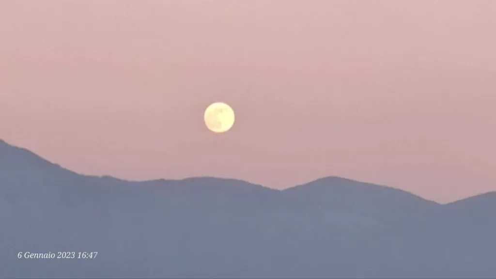 tramonto a Dragoni: epifania