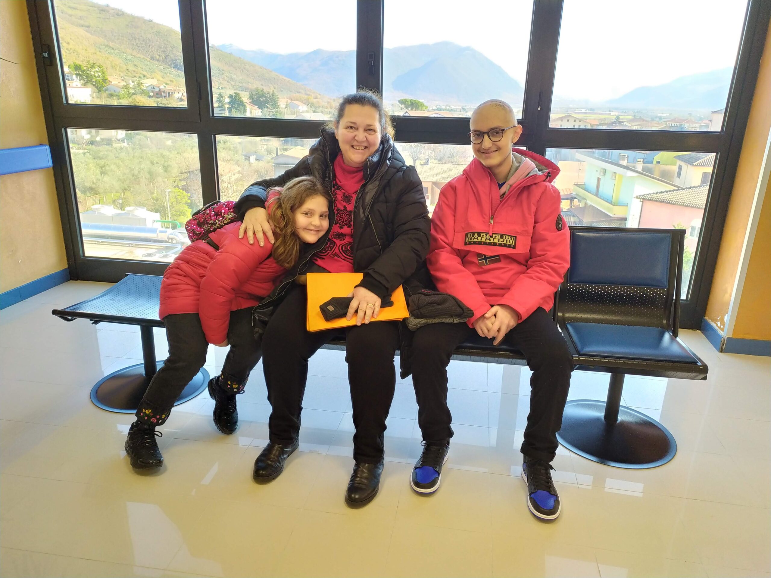 Francesca, Giuseppina e Eugenio alla Neuromed