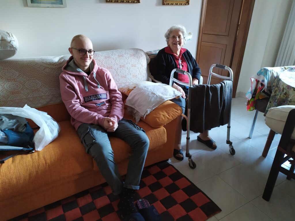 Eugenio e nonna Rosaria