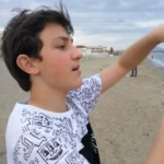 Eugenio al mare a Minturno