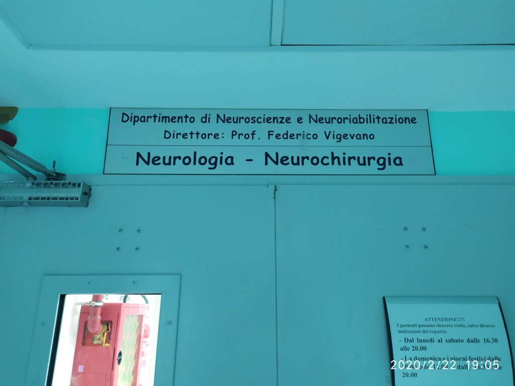 ingresso reparto neurochirurgia OPBG